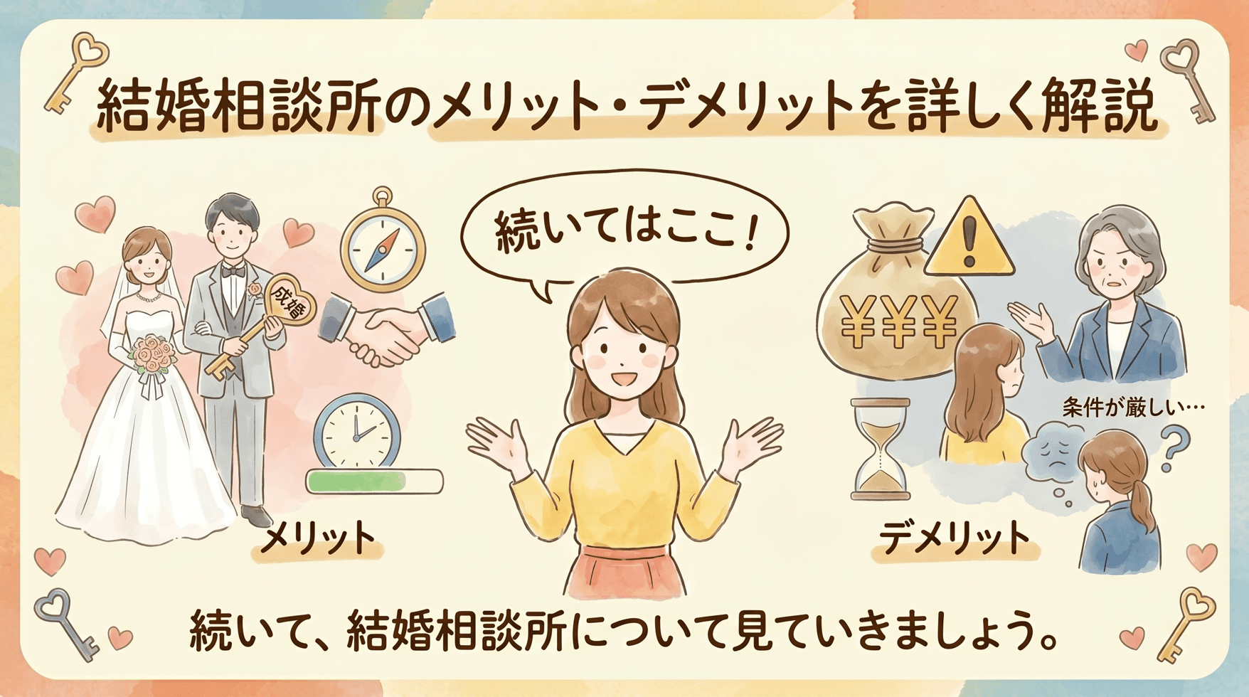 結婚相談所のメリット・デメリットを詳しく解説