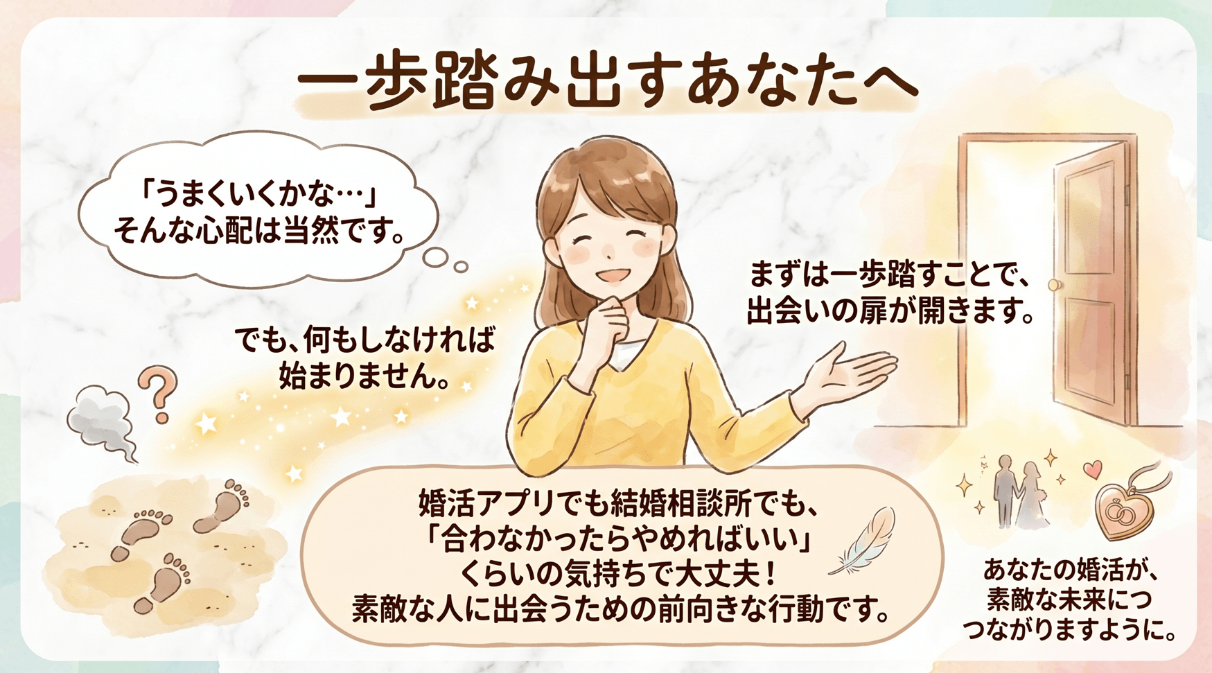 一歩踏み出すあなたへ