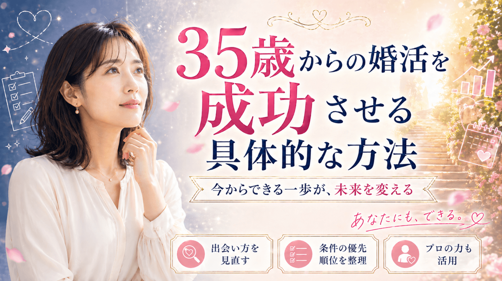 35歳からの婚活を成功させる具体的な方法
