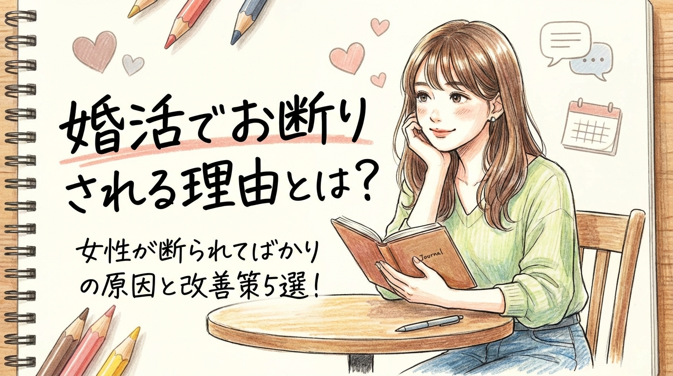 婚活でお断りされる理由とは？女性が断られてばかりの原因と改善策5選！