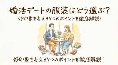 婚活デートの服装はどう選ぶ？好印象を与える7つのポイントを徹底解説！