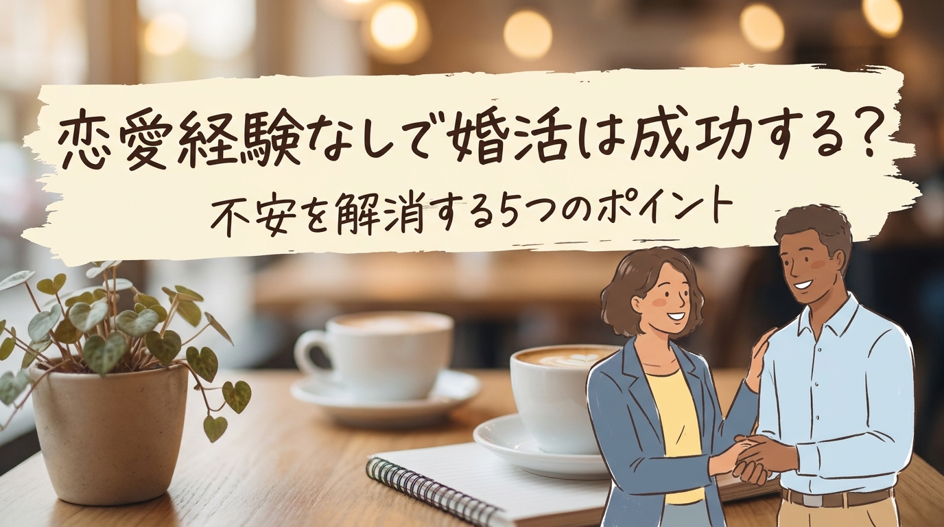 恋愛経験なしで婚活は成功する？不安を解消する5つのポイント