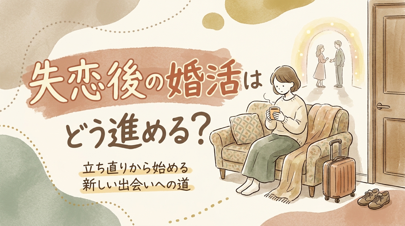 失恋後の婚活はどう進める？立ち直りから始める新しい出会いへの道