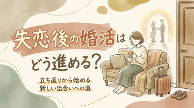 失恋後の婚活はどう進める？立ち直りから始める新しい出会いへの道