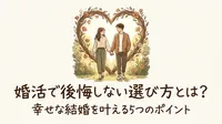 婚活で後悔しない選び方とは？幸せな結婚を叶える5つのポイント